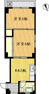 山本ビル【2階】の間取り