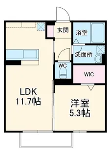 クレールVI A棟【1階】の間取り