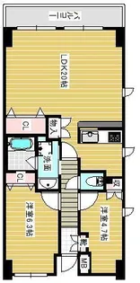 ヴィアコートクレ【5階】の間取り