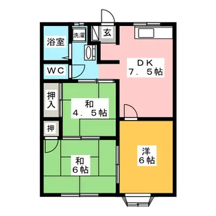 URBAN LIME【1階】の間取り