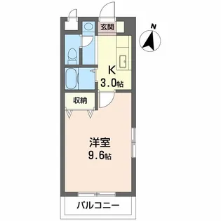 エストゥディオ・KATO【3階】の間取り