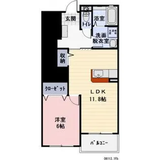 アルル南が丘A棟【1階】の間取り