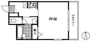 賢泰ビル【4階】の間取り