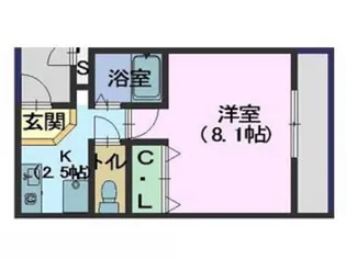 sun MoRitz【2階】の間取り