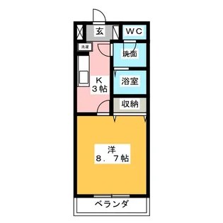 コンフォルト藤【2階】の間取り