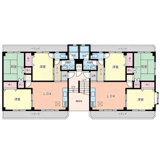 ドミール福島A【1階】の間取り