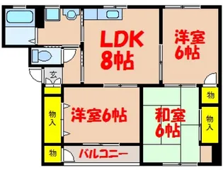 河野ビル【3階】の間取り