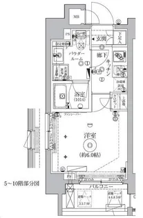 クレイシア西横浜グランカリテ【10階】の間取り