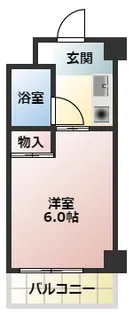 エクセレント忍ケ丘【6階】の間取り