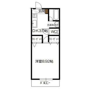 サザン27前川ビル【1階】の間取り