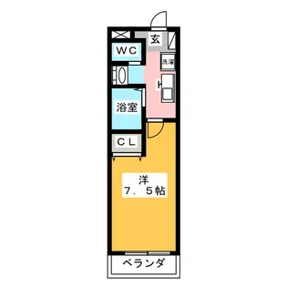 A・City守山元郷【2階】の間取り