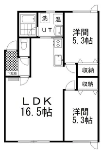 ドルチェ緑ヶ岡【3階】の間取り