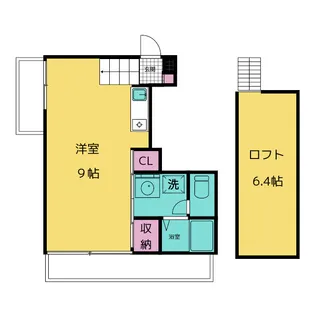 habitation T【1階】の間取り