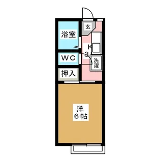 池田ハイツ【1階】の間取り