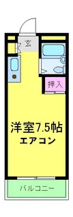 1Rの間取り画像
