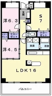 グレイスコート【5階】の間取り