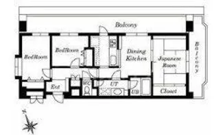 LEO拾八番館【3階】の間取り