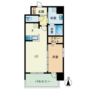 マジェスティ赤坂【3階】の間取り