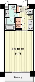 東京都江東区清澄1【マンション】の間取り