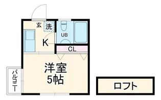 コーポ日進町【2階】の間取り