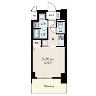 S-RESIDENCE浄心East【10階】の間取り