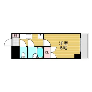 ローズコーポ新大阪8【4階】の間取り