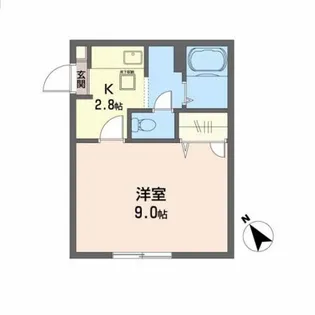 メゾン土樋【1階】の間取り