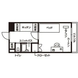 ドミール小田原【2階】の間取り