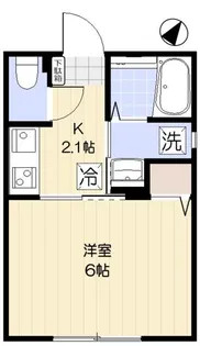 サンシエ大山【1階】の間取り