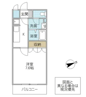サンフィットあけぼの【1階】の間取り
