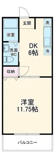 ラ・カーサ・フェリーチェ【2階】の間取り