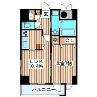 USビル【3階】の間取り