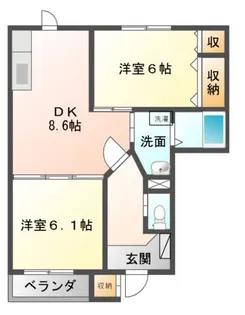 アーバン・スクェア【1階】の間取り