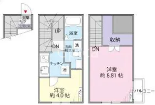 アルデア鷺宮【2階】の間取り
