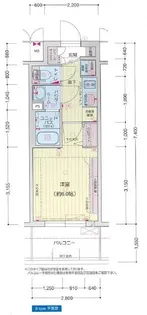 プレサンス西九条GATERISE【8階】の間取り