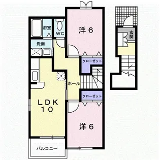 香川県高松市太田上町【アパート】の間取り