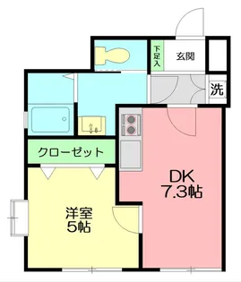 HB浜町II【1階】の間取り