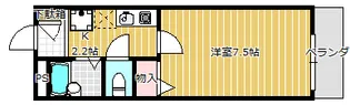 リンデンハイム豪徳寺【2階】の間取り