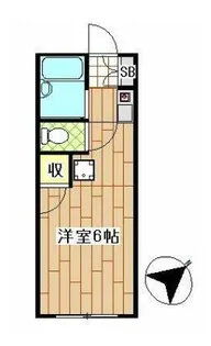 リヴェール山手【2階】の間取り