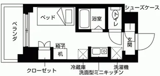 東京都板橋区加賀1【マンション】の間取り