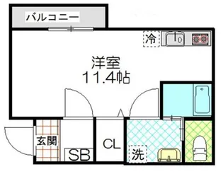 東京都世田谷区池尻2【マンション】の間取り