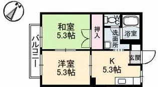 グラナーテU【2階】の間取り