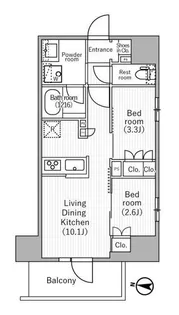 nido MINOWA【10階】の間取り