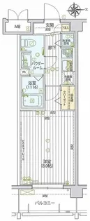 神奈川県横浜市南区堀ノ内町1【マンション】の間取り