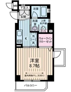 東京都世田谷区桜新町1【マンション】の間取り