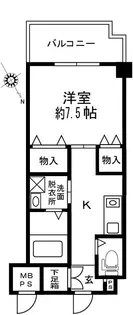 ガーデンハイム5【1階】の間取り