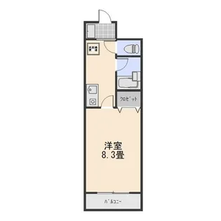 愛知県長久手市山桶【マンション】の間取り