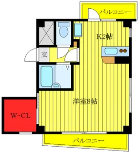 ビエント【10階】の間取り