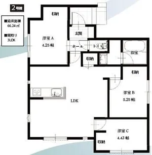 埼玉県さいたま市見沼区大字南中野【一戸建】の間取り