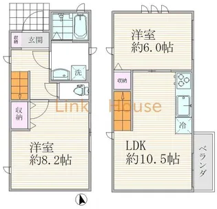 東京都墨田区墨田1【一戸建】の間取り